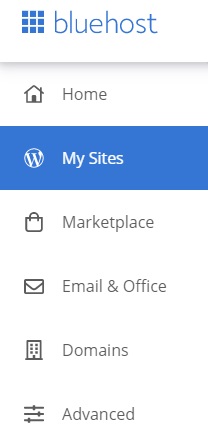BlueHost My Sites
