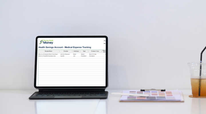 HSA Medical Expense Tracking Spreadsheet