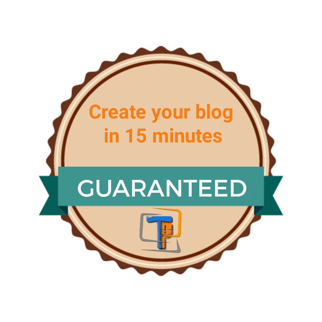 Free blog in 20 minutes guaranteed